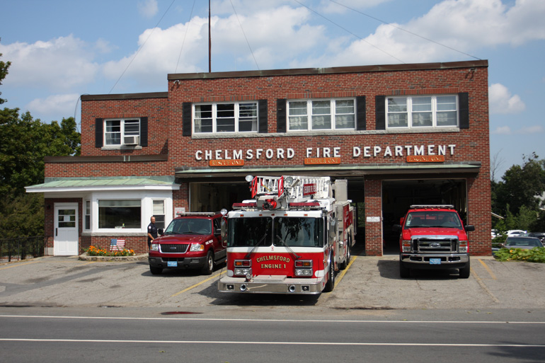 Apparatus at Center Fire Station, 2005 Command Vehicle S-1, 2001 Fire/Rescue E-1, 
	2008 Rescue Vehicle R-2