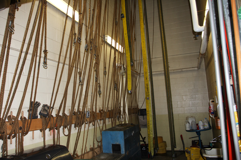 East Chelmsford fire Station hose drying tower