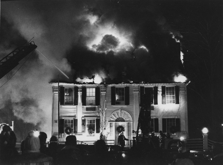 The Fiske House fire December 30, 1978