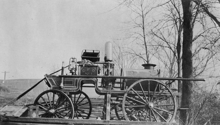 Howe Hand Tub Fire Engine sold to the Boy Scouts of Chelmsford in 1928