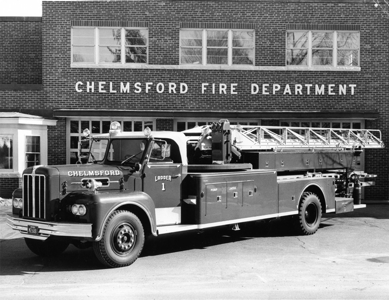 75 Foot Aerial Ladder Truck delivered in 1962